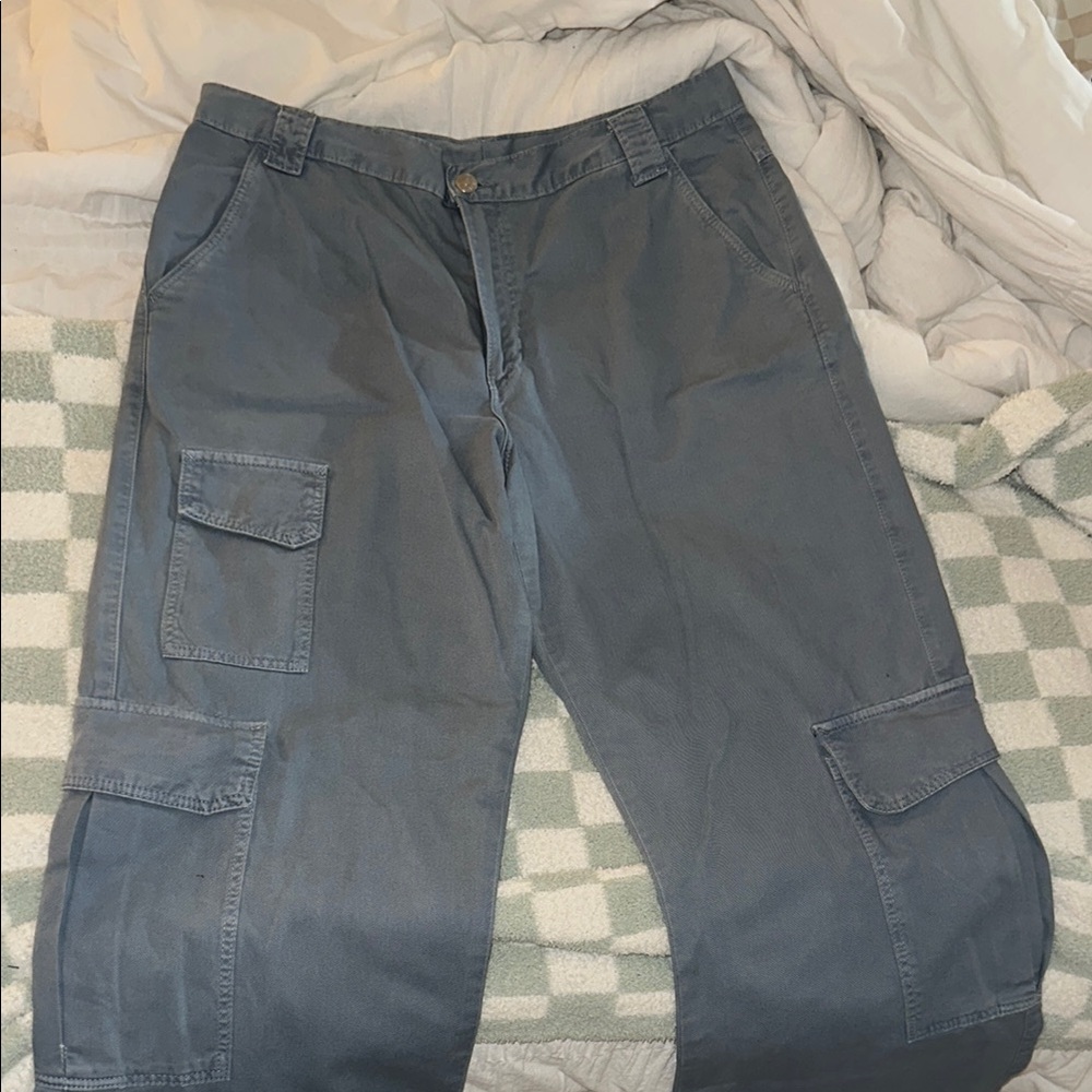 Zara Women’s Blue Cargo Pants